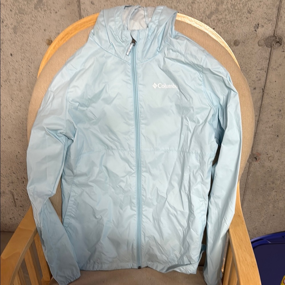Columbia Sky Blue Hooded Jacket